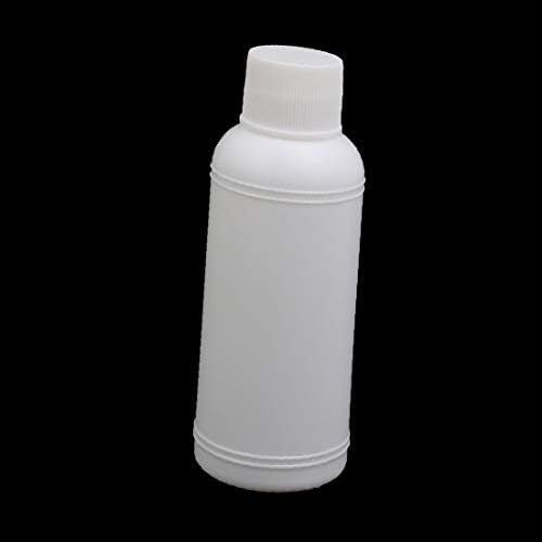 X-DREE 30 מל HDPE פלסטיק עגול בקבוק פה צר לבן 2 יחידות (30 מל HDPE Botella redonda de Plástico de Boca estrecha 2pcs