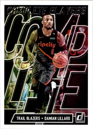 2019-20 דונרוס השלם שחקנים כדורסל 4 דמיאן לילארד פורטלנד טרייל בלייזרס רשמי כרטיס מסחר ב- NBA מ- Panini America