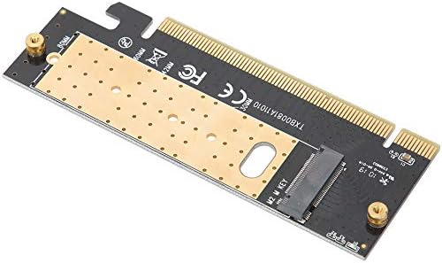 מבנה פיזור חום מקצועי של Chiciris ממשק SSD ממשק Riser Card M Key M.2 ל- PCIE3.0 X16 SSD, כרטיס מתאם, עבור