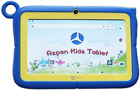 AZPEN 7 טאבלט לילדים אנדרואיד 10 OS OS המותקן לפני כן אפליקציות מצלמות כפולות מצלמות מגן על בקרת הורים