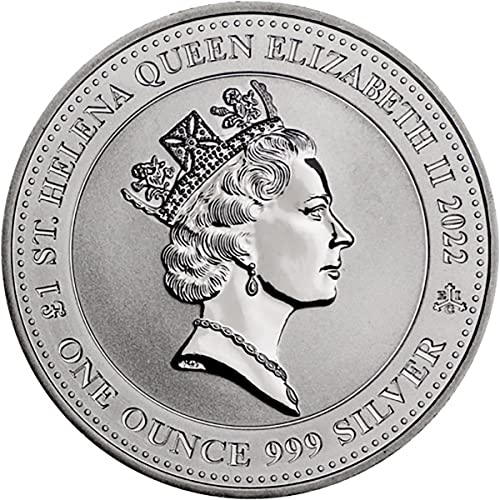 2022 בריטניה 1 גרם סנט הלנה פגאסוס 1 גרם קילו מטבע כסף ללא מחזור