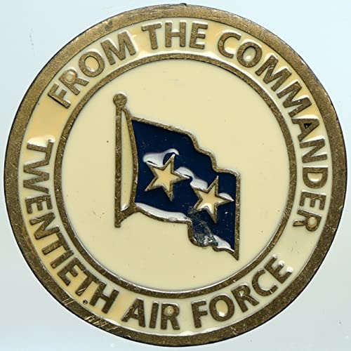 1655 ארהב חיל האוויר הצבא 20 מפקד כנפיים ישן מטבע מופע טוב