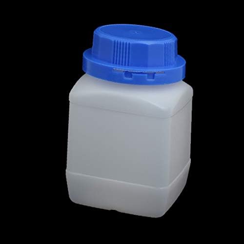 X-DREE 5 יחידות 450 מל ריבוע פלסטיק פה רחב דגימה כימית מדגם מגיב עיבוי בקבוק (ispessimento della bottiglia del reagente del campione chimico della bocca del quadrato largo di plastica di 5pcs