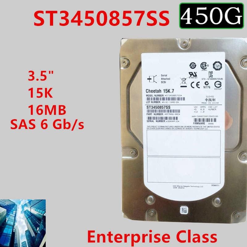 HDD עבור 450 ג'יגה -בייט 3.5 15K7 SAS 6 GB/S 16MB עבור HDD פנימי עבור HDD Class Class עבור ST3450857SS