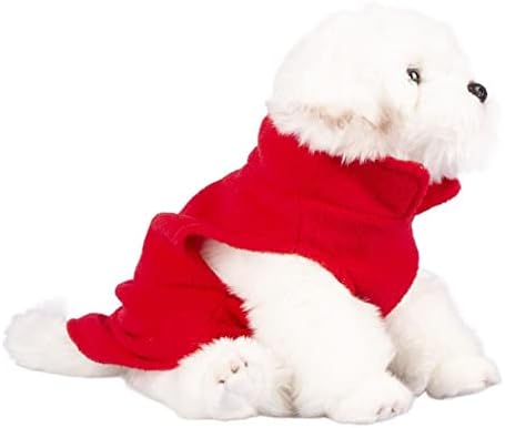 בגדי כלבים של אפוד פליס - סוודר כלבים בסתיו סוודר חיות מחמד, סוודר רך וחם עם מעיל כלבים ללא שרוולים לכלבים בינוניים קטנים