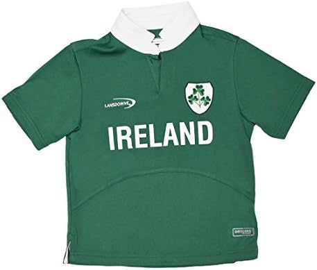 Lansdowne ירוק אירלנד Shamrock Crest ביצועים שרוול קצר חולצת רוגבי
