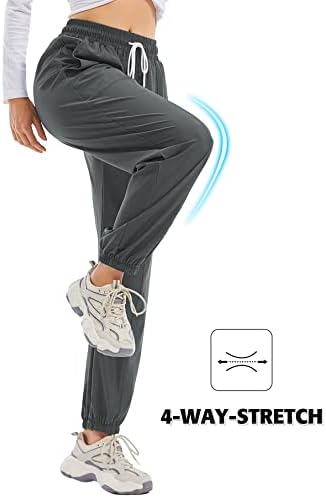 מכנסי רץ לנשים של אטרקו עם כיסים מהיר ריצה יבש מכנסי טיול אימון מכנסיים אתלטים
