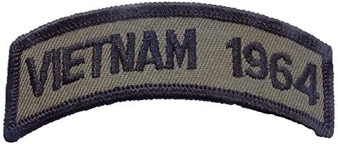 טלאי שנת וייטנאם צבאית של ארצות הברית, עם דבק ברזל על ברזל