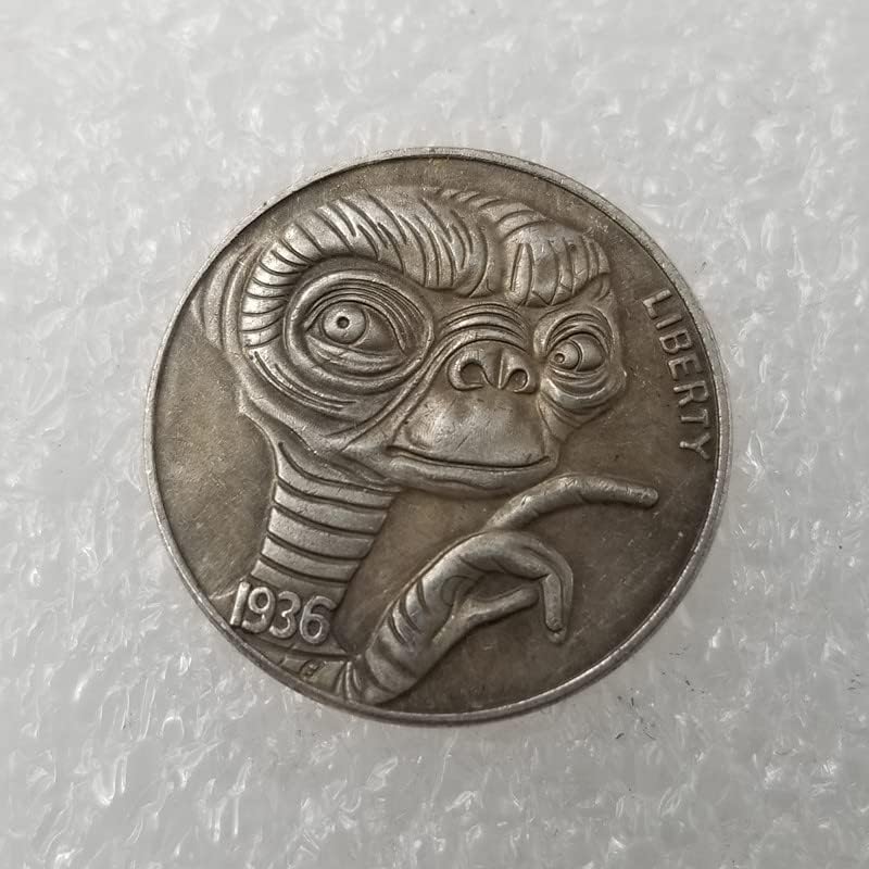 מלאכות עתיקות מטבעות מצופות כסוף חסרי בית מטבעות זיכרון במצוקה דולרים מכסף מעגל כסף 345