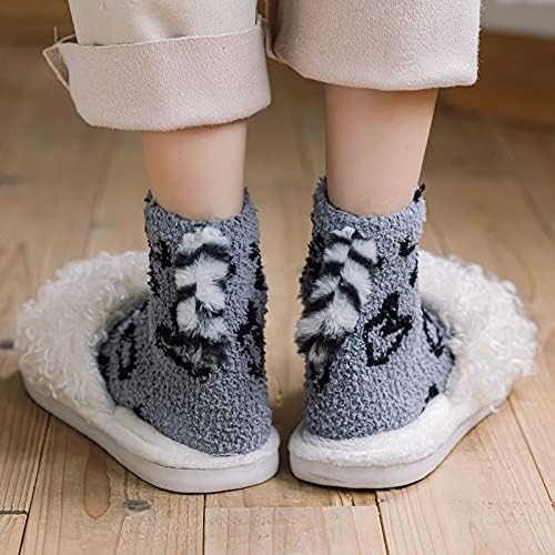 גרביים אורזות נשים צמר גרביים נוחות מתנה בית נשים חמות חורפית חורפית סמיך סליפר גרבי גרבי גרביים