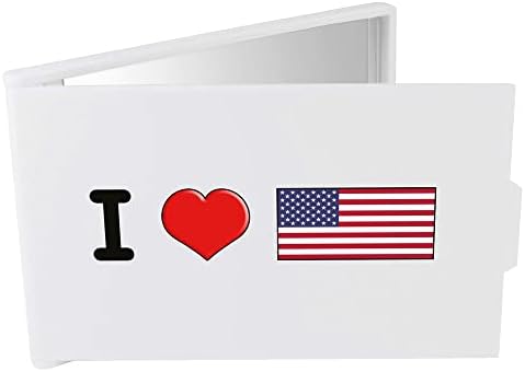 'אני אוהב את אמריקה' קומפקטי/נסיעות/כיס איפור מראה