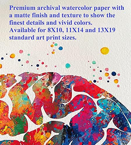 אולפני Dignovel 11x14 לא ממוסגרים שהיא האמינה שהיא יכולה, ולכן היא עשתה ציטוטים מעוררי השראה פוסטר הדפס צבעי צבעי מים DNC40