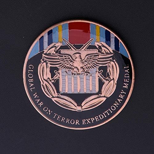 מלחמה גלובלית בנושא משלחת טרור מדליות מזכרת אוסף מטבעות מצופה ארט מטבע זיכרון צבאי ארצות הברית