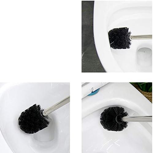 מברשת קערת אסלה של נובוצ'ה 1 קיר 1 סטים מחזיק מברשת אסלה ניידת שחורה סט כלים נקיים למברשת ניקוי טואלט אמבטיה ביתי