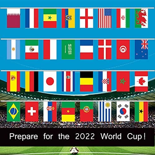 32 מדינות בינלאומי מחרוזת דגלי, גבתון דגלון באנרים עבור גביע העולם אירועי ספורט, בר,מסיבת פסטיבל קישוטים