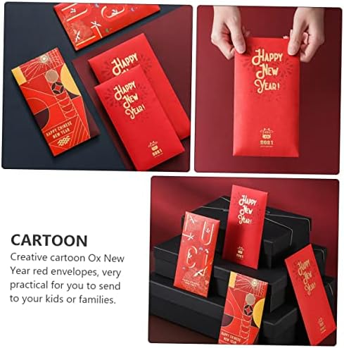 20 יחידות אדום מעטפה אדום שקיות עבור מתנות יום הולדת אדום מעטפות אביב פסטיבל מתנת קישוטי אדום סיני חדש שנה קישוטי 2021 הווה יצירתי כיס ארנק מזל כסף מנות
