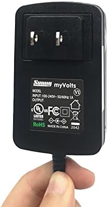 Myvolts 9V מתאם אספקת חשמל תואם/החלפה למקלדת Plixio 61 -Kee - Plug Us