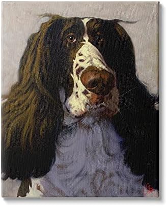 תעשיות סטופל כלב כלב דיוקן חיות מחמד ציור מצחיק בעלי חיים, עיצוב מאת תומאס פלוארטי קיר קיר קיר, 24 x 30, מחוץ לבנה