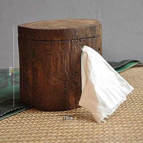 Yfqhdd מעץ מעץ טואלט מחזיק קיר רכוב, עמדת נייר גליל לחדר אמבטיה ומטבח