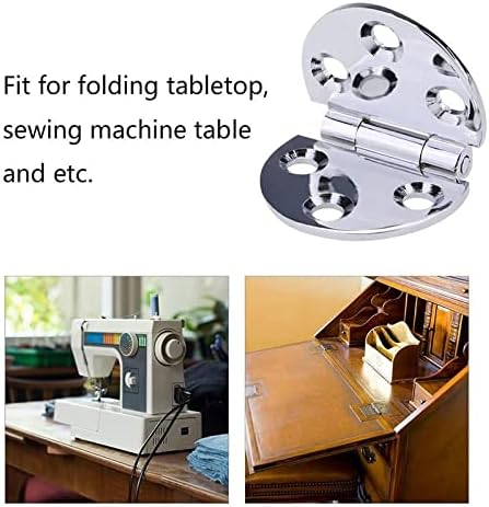 2 יחידים צירי שולחן מתקפלים 180 מעלות צירי נחושת לארונות ציר חומרת ריהוט ביתי לשולחן מכונת תפירה -