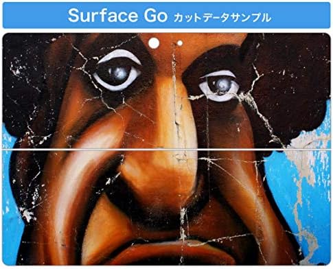 כיסוי מדבקות Igsticker עבור Microsoft Surface Go/Go 2 עורות מדבקת גוף מגן דק במיוחד 001037 אפרו גרפיטי