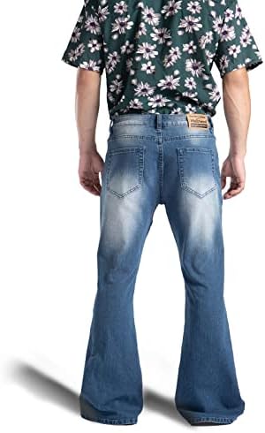 WBESTWIND'S MENGENTENGENTENTENTERTER STERTER BOLL תחתון מתאים נוחות מתרחבת ג'ינס רטרו רטרו ג'ינס