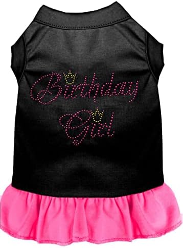 מוצרי חיות מחמד מיראז 'שמלת ריינסטון ילדה ליום הולדת, 3x גדול, סגול