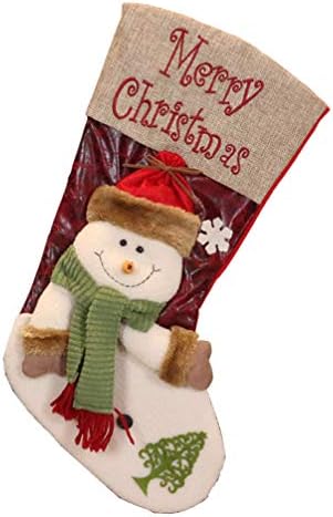 גרבי מתנה לגרבי חג לחג המולד גרבי ממתקים בדים לא ארוגים קישוטי עץ חג המולד לילדים קישוט ביתי
