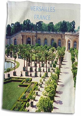 3D ROSE Versailles Garden TWL_28353_1 מגבת, 15 x 22