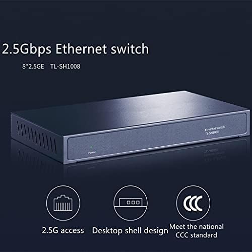 מתג רשת YFQHDD 2.5 GIGABIT 2.5G מתג Ethernet 8-Port 2500MBPS 2.5GBPS מתג RJ45 מתג מתג RJ45