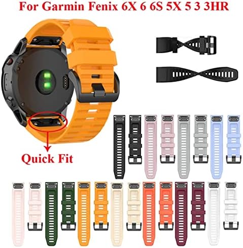 IRJFP 26 22 ממ שחרור מהיר רצועת Watchband עבור Garmin fenix 7 7x 6x 6S