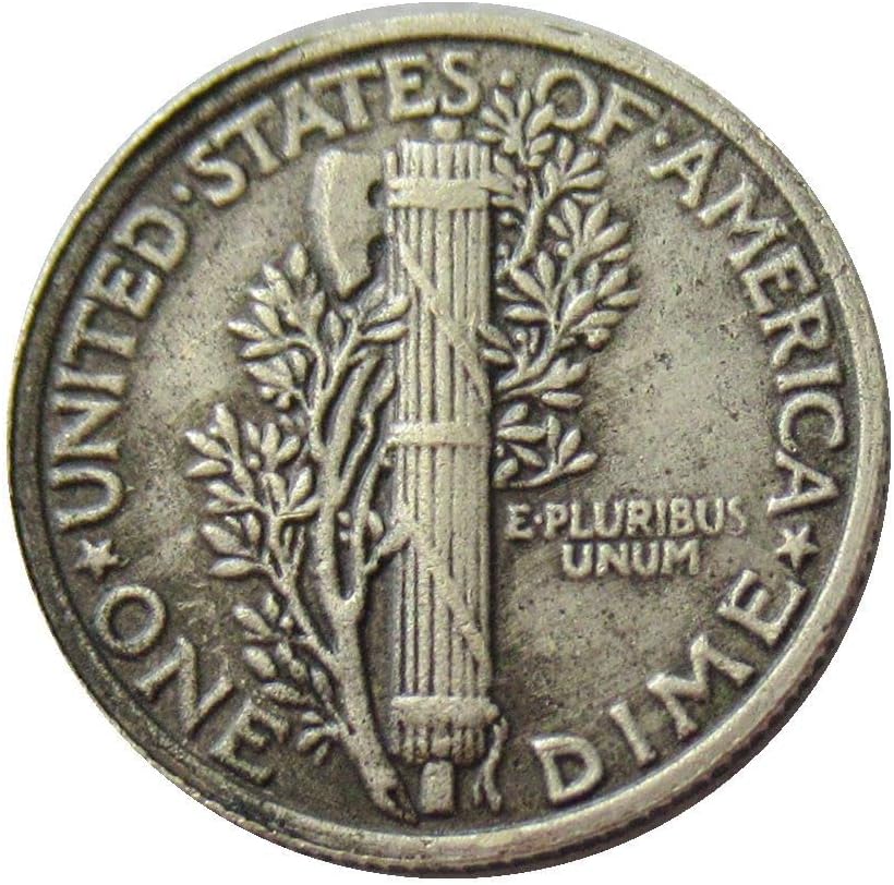 ארהב 10 סנט 1920 מטבע זיכרון מעתק מצופה כסף