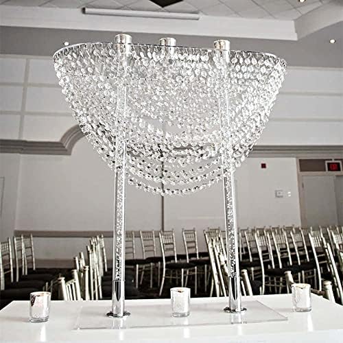 מרכזי חתונה אקרילי עמדת פרחים עמוד חתונה קישוטים לחתונה קישוטים למסיבות עיצוב אירועים מאת wepdiy