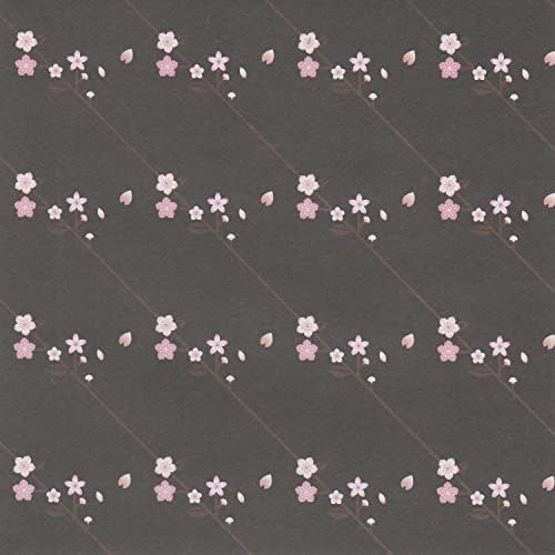 50 גיליונות אוריגמי עם עיצוב פרחי סאקורה