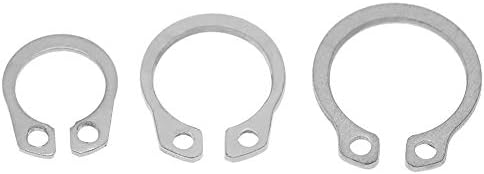 C-Clip, טבעת שמירה על נירוסטה טבעת עמידה בחלודה מבחר Circlip עבור סיכת מתלה לחריץ מכונה